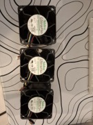 3x Wentylator Nidec UltraFlo 60mm 12V PWM – mocne serwerowe – sprawne