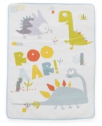 Nowy Kocyk Koc Dinos Minky Dinozaury Pled Narzutka home&you 75x100