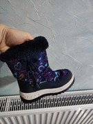 Buciki dla dziewczynki na zimę ocieplane .Śniegowce rozmiar 24