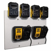 Uchwyt wieszak na baterię akumulator DeWalt XR ładowarkę DCB115 DCB132