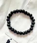 Nowa Męska Bransoletka wykonana z drewna, Naturalna