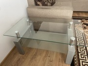 Stolik kawowy ze szklanym blatem 