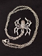 Naszyjnik alternative emo pająk VINTAGE 