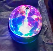 Mini lampka/projektor na USB - kryształy 