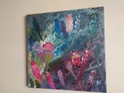 Obraz olejny pt. „Ekspresja szamana”