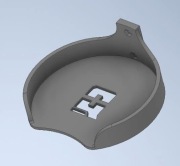 Qbrick ONE PRO TWO uchwyt na tarcze 125mm do SYSTEMU SZYBKIEGO MONTAŻU 