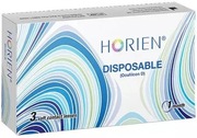 Horien Disposable (3 sztuki) soczewki kontaktowe miesięczne -2.25