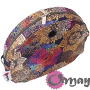 ZŁOTE MANDALE organizer do Obag MOON LIGHT granat khaki 2 kieszenie OMAY