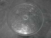 Patera szklana z PRL - u