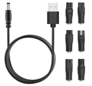 Adapter 7-częściowa ładowarka do golarki, 5 V, uniwersalny kabel Philips