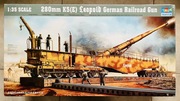 Trumpeter 00207 Niemieckie działo kolejowe 280mm K5(E) Leopold model 1/35
