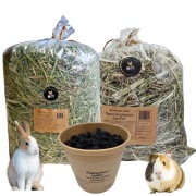 Zestaw siana dla królika I pokos 2 kg+II pokos 1 kg + aronia 150g