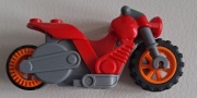 Lego City Motor Motocykl czerwony z napędem