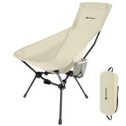 Krzesło kempingowe składane 150 kg, krzesło kempingowe, z wysokim oparciem