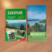 Mapa Zakopane i przewodnik po Beskidach