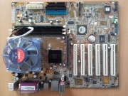 Płyta główna Asus A7V600-X + procesor + pamięć.