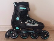 Rolki + Łyżwy 2w1 Raven Black/Mint 40-43