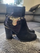 River Island buty kozaki botki sztyblety półbuty Czarne 38 nowe eleganckie