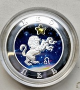 Armenia 100 Dram 2008 r Znaki zodiaku - Lew srebro 