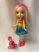 ENCHANTIMALS lalka + zwierzątko Peeky Parrot papuga FJJ21