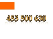 453 500 630 ZŁOTY NUMER STARTER ORANGE ŁATWY NA KARTĘ PREPAID GSM