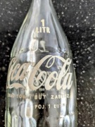 PRL Szklana 1 litrowa butelka Coca-Cola