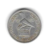 Brytyjska Rodezja Południowa, 1 szyling 1952, Jerzy VI