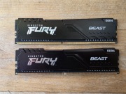 Pamięć RAM DDR4 16GB (2x8GB) Kingston Fury BEAST CL16