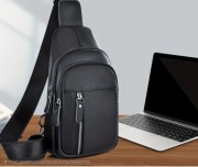 Męska torba skórzana, uniwersalna, stylowa, kompaktowa.