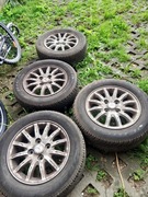 Zestaw 4 felg aluminiowych Mitsubishi z oponami Dębica Furio