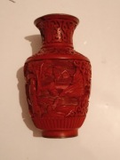 Wazon chiński laka czerwony