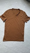 Pier one t shirt brązowy modny lato M 38