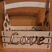 Koszyk/Koszyczek ozdobny /walentynkowy