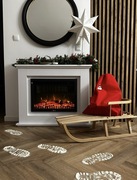 Kominek elektryczny Diana marki Ferretti o mocy 2000 W