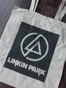 Torba tote bag Linkin park beige cotton bawełna bawełniana