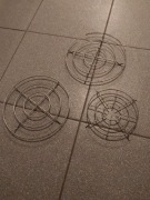 Podstawki,  podkładki  druciane pod garnki - 3 szt