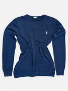 Sweter U.S. Polo Assn – granatowy, rozmiar XL, bawełna, casual
