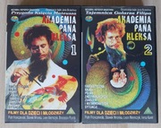 #2 Zestaw kaset VHS Akademia Pana Kleksa część 1 + 2  kasety bajka wideo