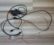 Zestaw 5 kabli USB – różne typy (USB, USB-C, przedłużacze, przejściówki)