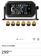 Solarny bezprzewodowy system monitorowania ciśnienia w oponach 