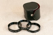 soczewki makro Minolta  w rozmiarze 52 mm o różnej mocy