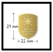 Negocjuj !! Odpromiennik mineralny na telefon z 24 karatowym złotem