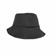 Kapelusz kubełkowy czapka rybacka czarny bucket hat handmade