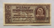 5 Karbowanez 5 Karbowanców 1942 Reichskommissariat Ukraine UNC
