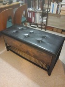 Duża ławka pufa schowek