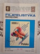 Filatelistyka, miesięcznik, nr 2(34) 1993