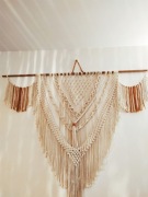 Makrama duża na ścianę