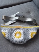 Nerka damska szydełkowa, saszetka