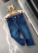 Wygodne spodnie jeansowe dziecięce r.86