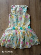 Sukienka lato kwiaty 110 4-5